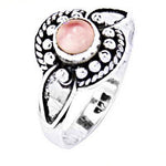 将图像加载到图库查看器中， 925 Sterling Silver Rose Quartz Ring for Women | Gift Jewelry
