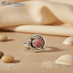 Load image into Gallery viewer, 925 Silver Rhodochrosite Ring for Women | Gemstone Jewelry
