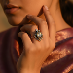 将图像加载到图库查看器中， 925 Silver Gemstone Ring for Women | Statement Jewelry
