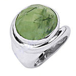 Load image into Gallery viewer, 925 Silver Green Prehnite Ring for Women | Gemstone Jewelry
