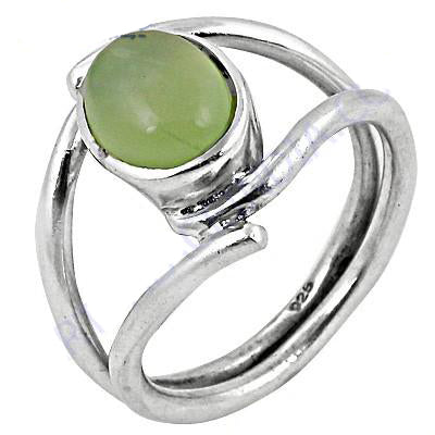 925 Silver Green Gemstone Ring for Women | Daily Wear Jewelry