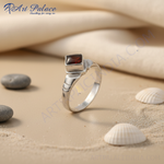 Load image into Gallery viewer, 925 Silver Square Stone Ring | Men's Statement Jewelry
