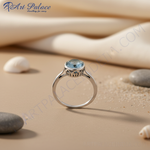 Load image into Gallery viewer, 925 Sterling Silver Aquamarine Ring for Women | Gift Jewelry
