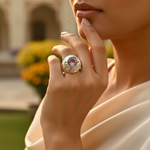 将图像加载到图库查看器中， 925纯银紫水晶戒指（女士款）| 礼品首饰
