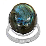 Load image into Gallery viewer, 925 Silver Labradorite Ring for Women | Gemstone Jewelry
