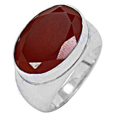 925 silver oval garnet ring for women | gemstone jewelry