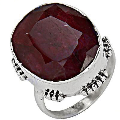 925 silver ruby ring for women | gemstone jewelry