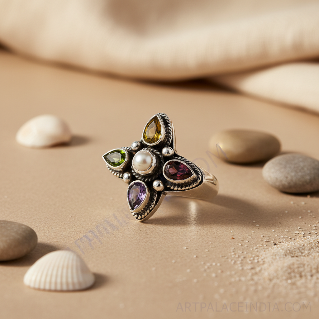 925 Sterling Silver Gemstone Ring for Women | Gift Jewelry