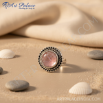 Load image into Gallery viewer, 925 Silver Pink Gemstone Ring for Women | Statement Jewelry

