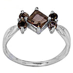 将图像加载到图库查看器中， 925 Silver Smoky Quartz Ring | Women's Gemstone Jewelry
