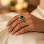 Load image into Gallery viewer, 925 Silver Garnet Ring for Women | Gemstone Jewelry
