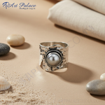 Load image into Gallery viewer, Anillo de perla de plata 925 para mujer | Joyería con estilo
