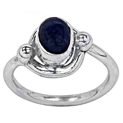 925 silver blue sapphire ring for women | gemstone jewelry
