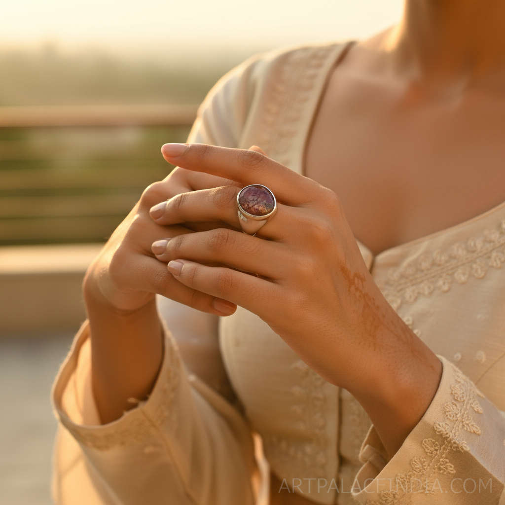 925 Sterling Silver Ruby Ring for Women | Gemstone Jewelry