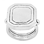 Load image into Gallery viewer, 925 Silver Octagon Ring for Women | Statement Jewelry
