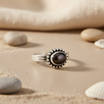 Load image into Gallery viewer, 925 Silver Black Gemstone Ring for Women | Gift Jewelry
