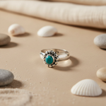 Load image into Gallery viewer, 925 Silver Turquoise Stone Ring for Women | Gift Jewelry
