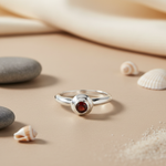 Load image into Gallery viewer, 925 Silver Garnet Gemstone Ring for Women | Gift Jewelry
