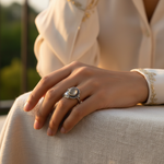 将图像加载到图库查看器中， 925 Silver Moonstone Ring for Women | Gift Jewelry
