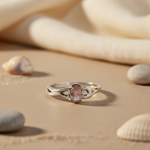 将图像加载到图库查看器中， 925 Silver Rose Quartz Ring for Women | Gemstone Jewelry
