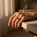 将图像加载到图库查看器中， 925 Silver Ruby Ring for Women | Gemstone Jewelry Gift
