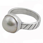 将图像加载到图库查看器中， 925 Silver Pearl Ring for Women | Elegant Jewelry Gift
