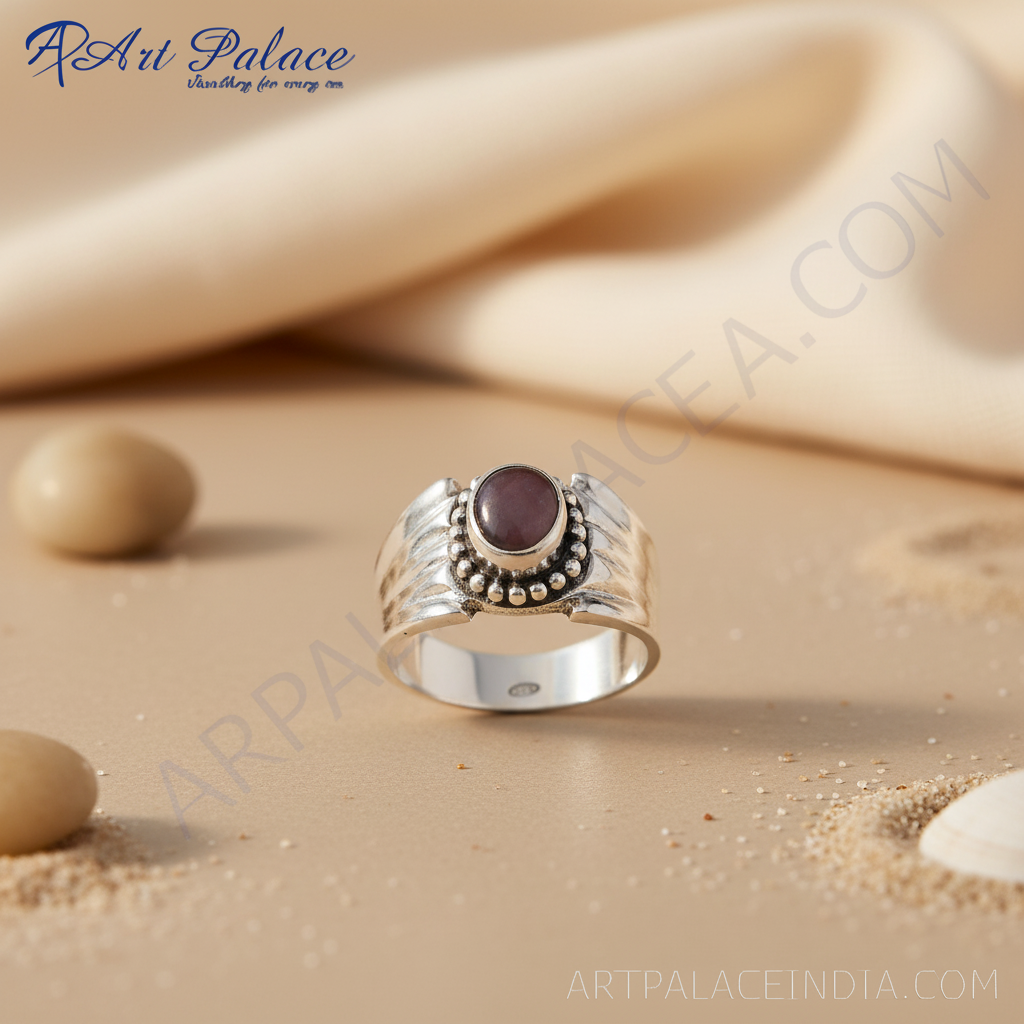925 Sterling Silver Ring with Gemstone | Women's Ring