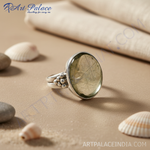 Load image into Gallery viewer, 925 Silver Rutilated Quartz Ring | Women's Gemstone Ring

