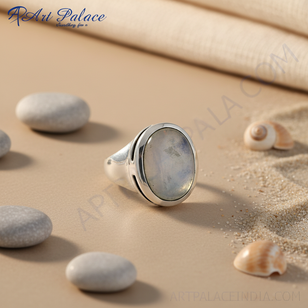 925 Sterling Silver Moonstone Ring for Women | Gift Jewelry