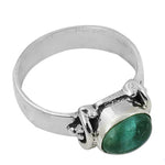 将图像加载到图库查看器中， 925 Silver Emerald Ring for Women | Gemstone Jewelry
