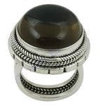 Load image into Gallery viewer, 925 Silver Smoky Quartz Ring for Women | Gemstone Jewelry
