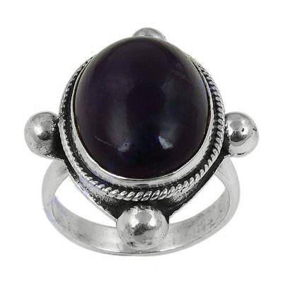 925 Silver Amethyst Ring for Women | Gemstone Jewelry Gift