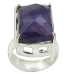 Load image into Gallery viewer, Silver Rutile Quartz Ring for Women | Gemstone Jewelry
