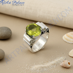 Load image into Gallery viewer, 925 Silver Peridot Ring for Women | Gemstone Jewelry
