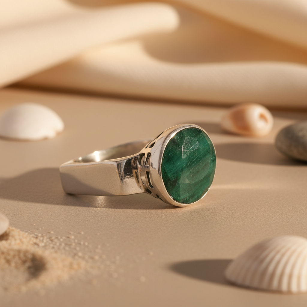 Anillo de plata con citrino para mujer | joyería llamativa