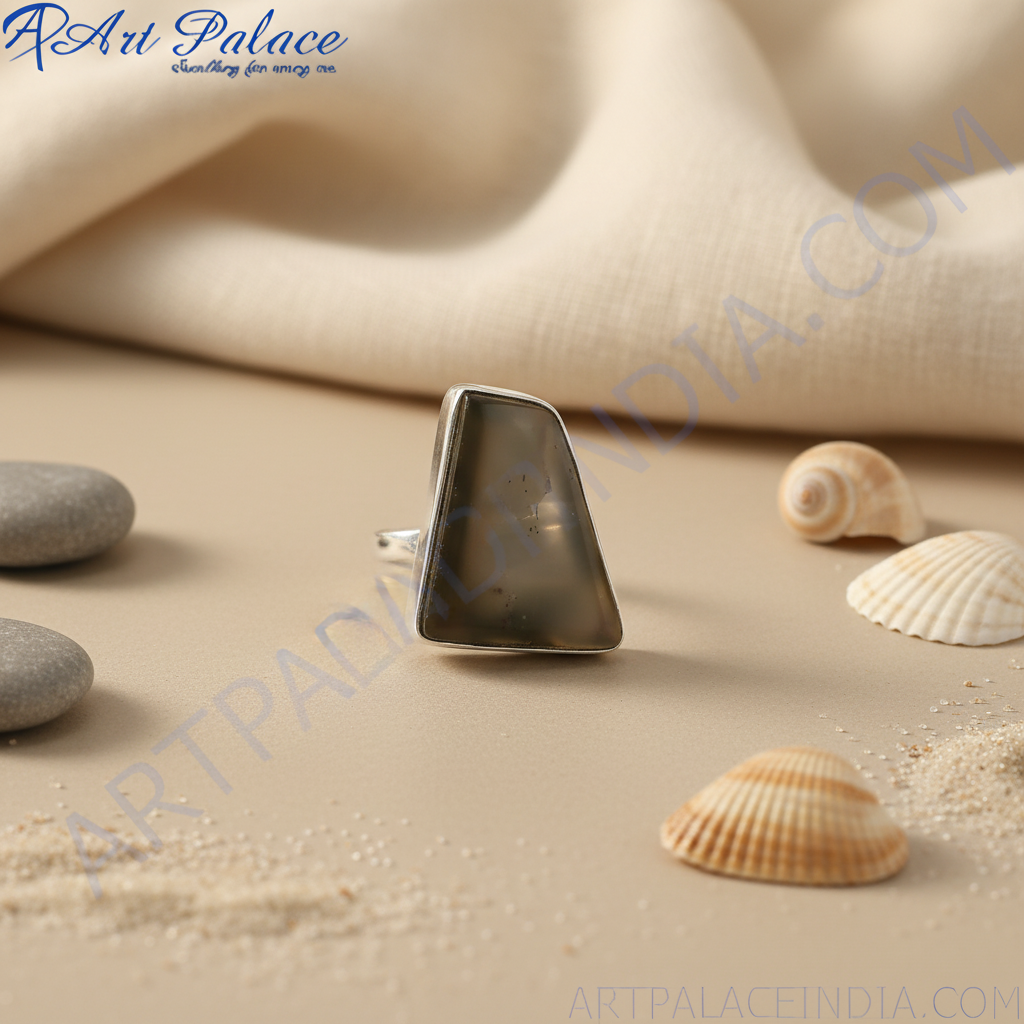 女士银石戒指 | 独特个性珠宝