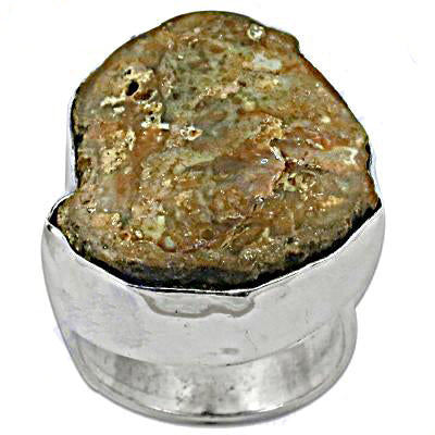 Silver Stone Ring for Women | Unique Statement Jewelry