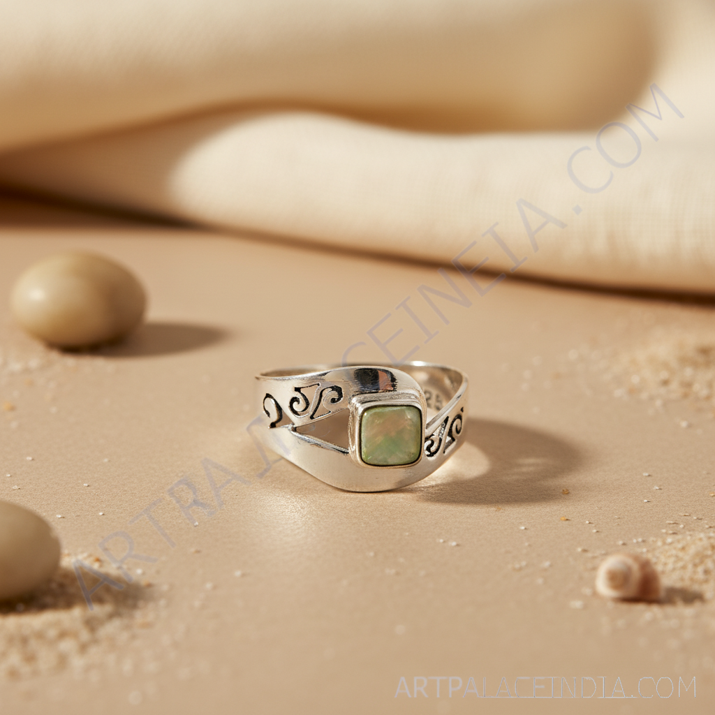 925 Silver Square Stone Ring for Women | Sterling Silver Jewelry