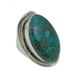 Load image into Gallery viewer, 925 Silver Chrysocolla Ring for Women | Gemstone Jewelry
