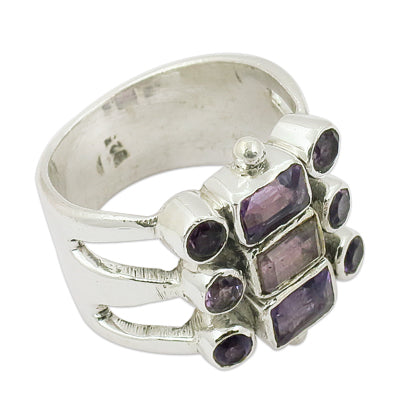 925 Silver Amethyst Ring for Women | Gemstone Jewelry
