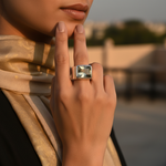 将图像加载到图库查看器中， 925纯银宝石戒指，女士款 | 个性戒指
