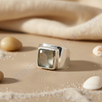 将图像加载到图库查看器中， 925纯银宝石戒指，女士款 | 个性戒指
