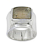 Load image into Gallery viewer, 925 Sterling Silver Ring with Gemstone for Women | Statement Ring
