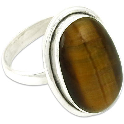 Tiger Eye Stone Ring for Women | 925 Silver Ring