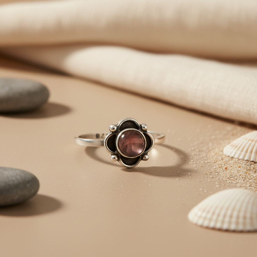 925 Silver Labradorite Ring for Women | Gemstone Jewelry