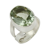 Load image into Gallery viewer, 925 Silver Green Amethyst Ring for Women | Gift Jewelry
