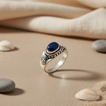 Load image into Gallery viewer, 925 Silver Blue Gemstone Ring for Women | Statement Jewelry
