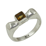 Load image into Gallery viewer, 925 Silver Citrine Square Ring for Women | Gift Jewelry
