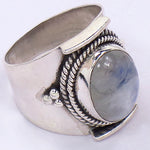 Load image into Gallery viewer, 925 Silver Moonstone Ring for Women | Gemstone Jewelry
