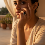 Load image into Gallery viewer, 925 Silver Black Onyx Ring for Women | Gemstone Jewelry
